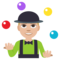 Person Juggling - Medium Light emoji on Emojione